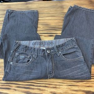 Guess Jeans Adjustable Waist Black Jeans